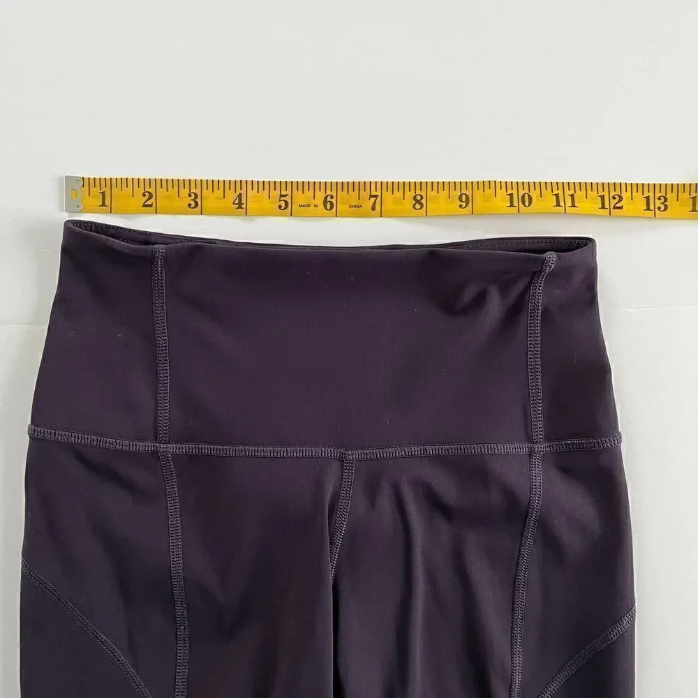 Lululemon Black Grape Purple Anew Crop Luxtreme Legging Size 4 EUC